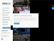 Tablet Screenshot of fibercom.de